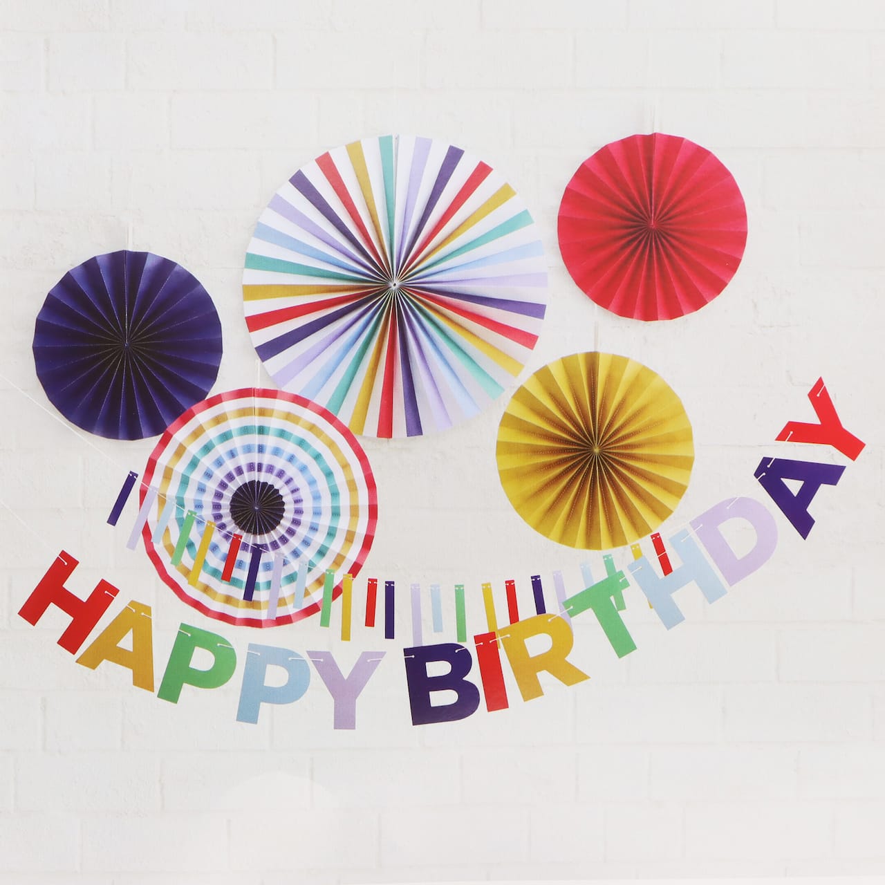 12 Pack: Multicolor Happy Birthday Décor Kit by Celebrate It™